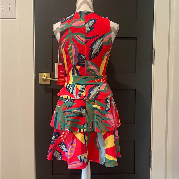 NWT Alex Marie Vibrant Tropical Print Dress - Picture 5 of 6